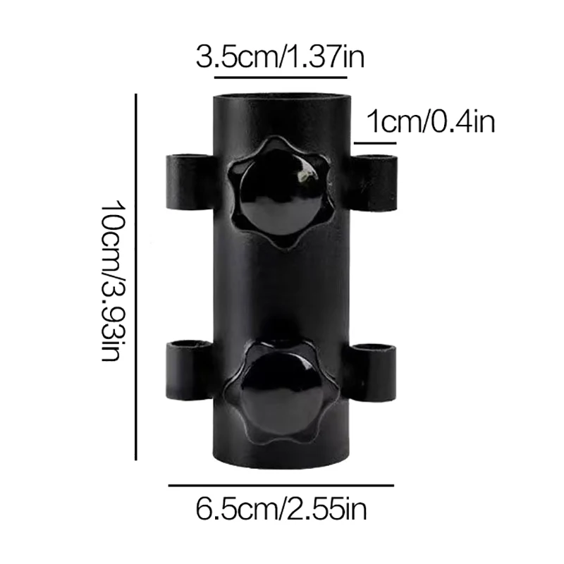 1Pc Outdoor Camping Tent Ceiling Fixed Accessories Canopy Tarp Camp Pole Fixer Equipment Support Rod Fixing Tube Outdoor Tools