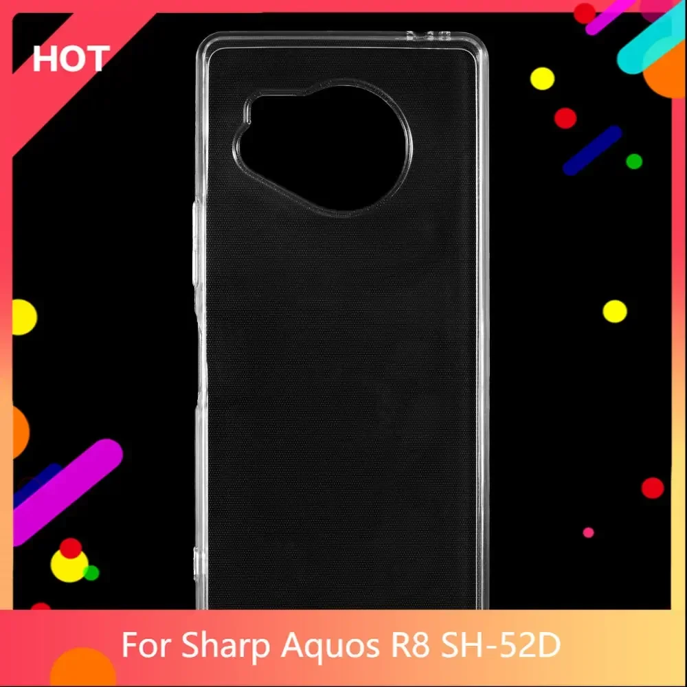 Phone Case Matte Soft Silicone TPU Back Cover For Sharp Aquos R8 SH-52D Sharp Aquos R8S Phone Case Slim shockproo