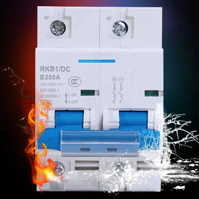 Photovoltaic System DC circuit breaker 12~125V 80A 100A 150A 200A 250A solar RV yacht battery short circuit protection switch