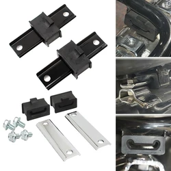 Exhaust System Muffler Saddlebag Supports Brackets Hanger Insulator Rubber For Harley CVO Touring Electra Steet Glide Road King
