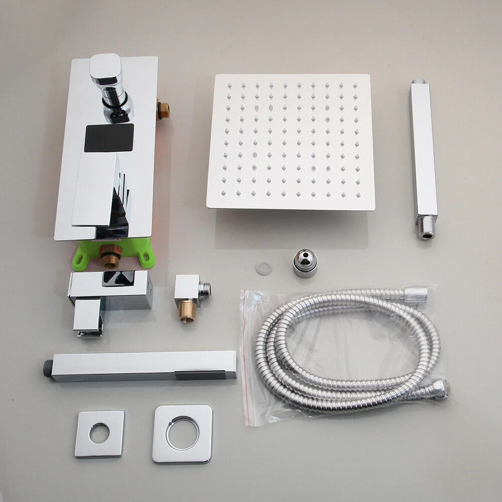 KEMAIDI صنبور دش الحمام مع شاشة ديجيتال نظام دش الحمام 2-وظائف خلاط رقمي الصنابير النحاس LED دش مجموعة