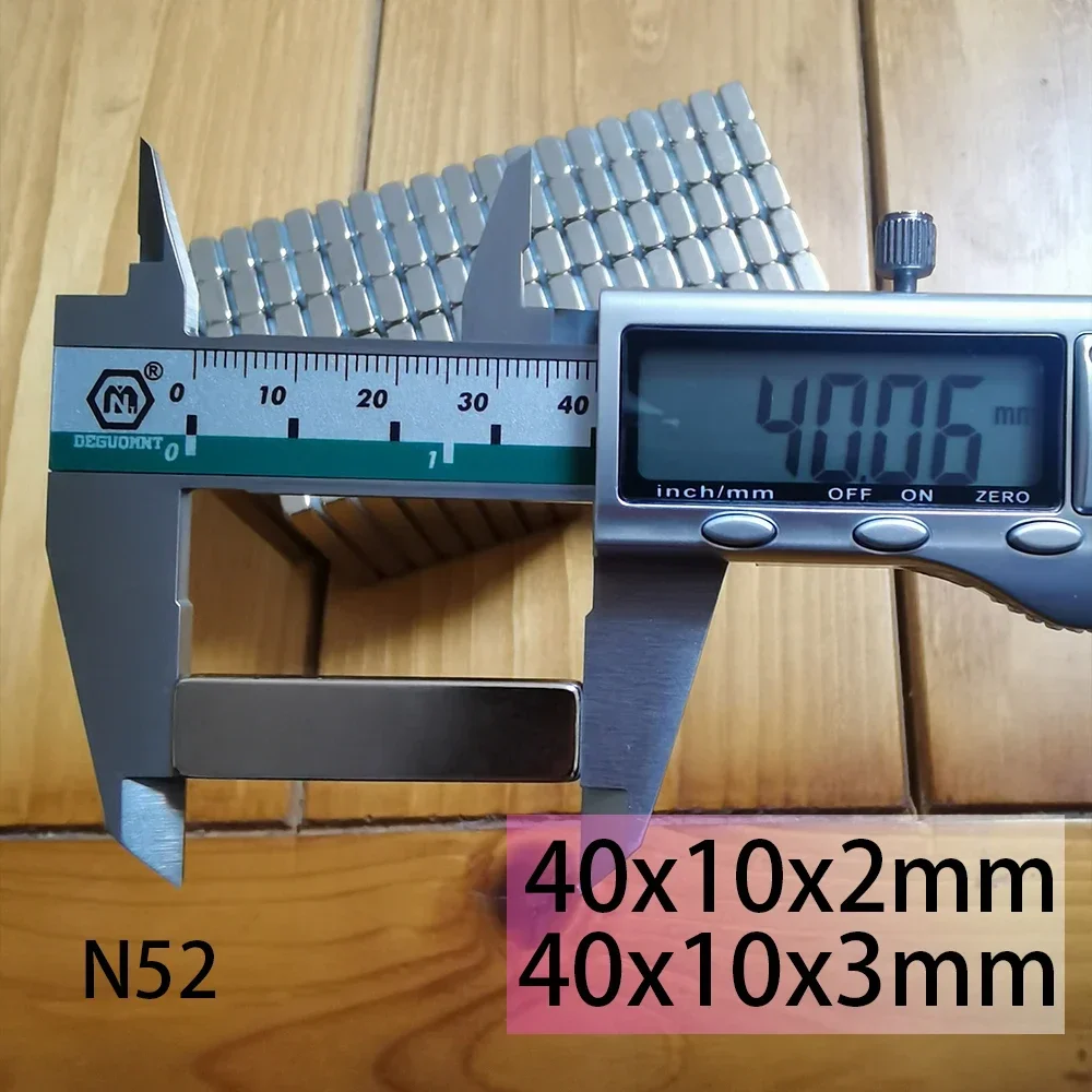 N52 40x10x3 40x10x4 40x10x5 magnets Fridge  Magnet Rectangle Square Block Motor strong super Generator Engine Strong Search