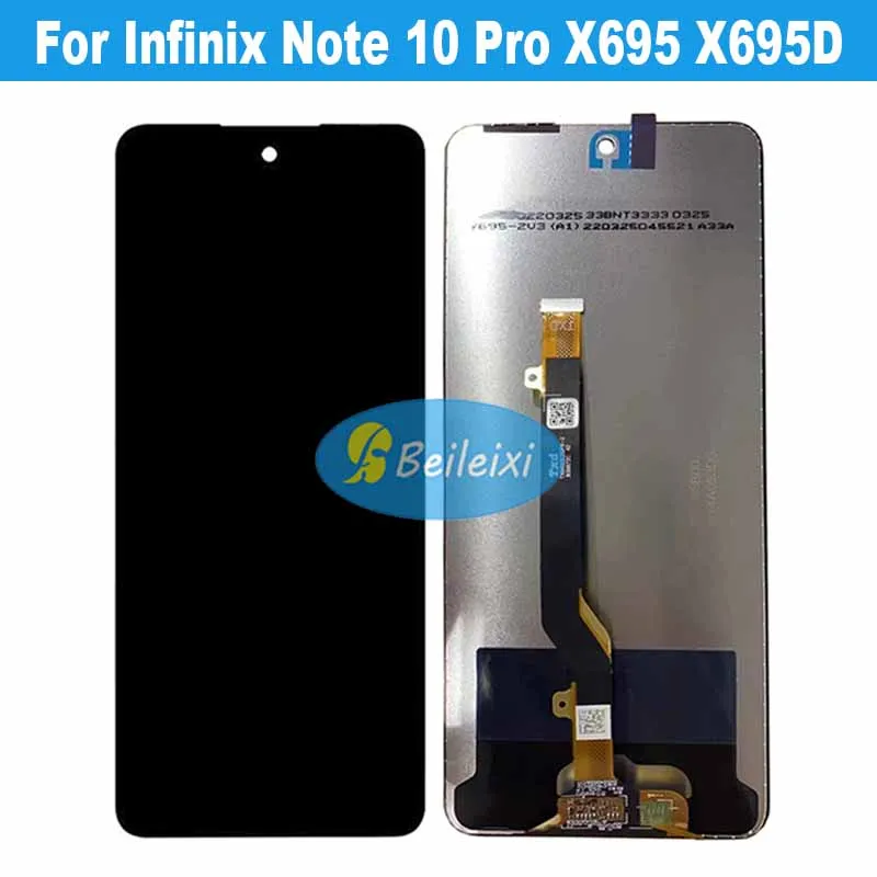 

For Infinix Note 10 Pro X695 X695D LCD Display Touch Screen Digitizer Assembly For Infinix Note 10 Pro NFC X695C