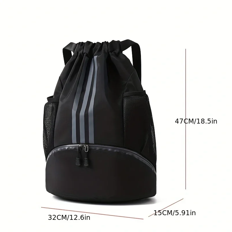 Mochila impermeável basquete para viagens, Bolsa de esportes ao ar livre, Natação e Fitness Pouch, Caminhadas e Escalada