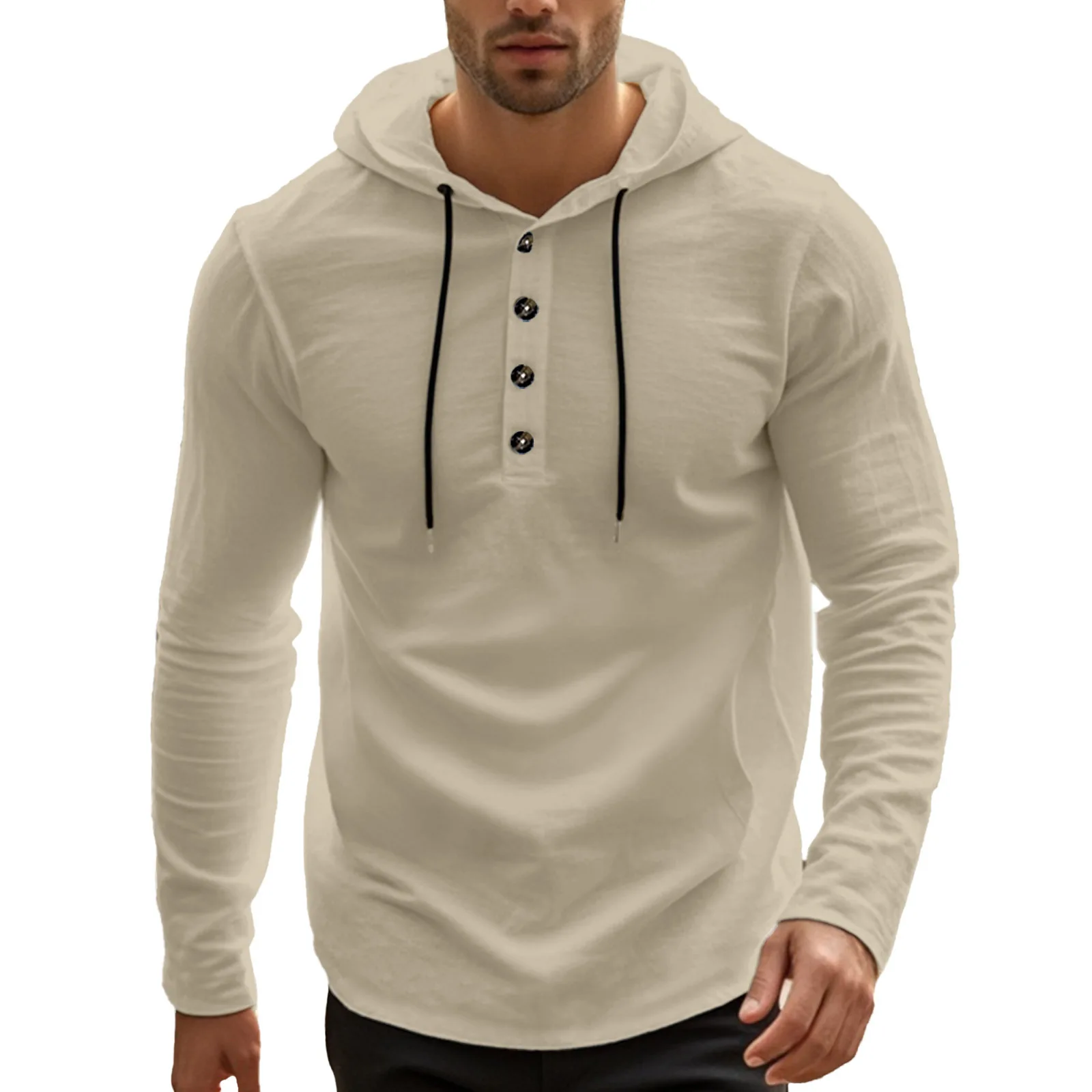 Summer Men's UPF 50+ Casual Long Sleeve Fishing Shirts, Lightweight Tactical Button Down Shirt with Breathable Back Mesh