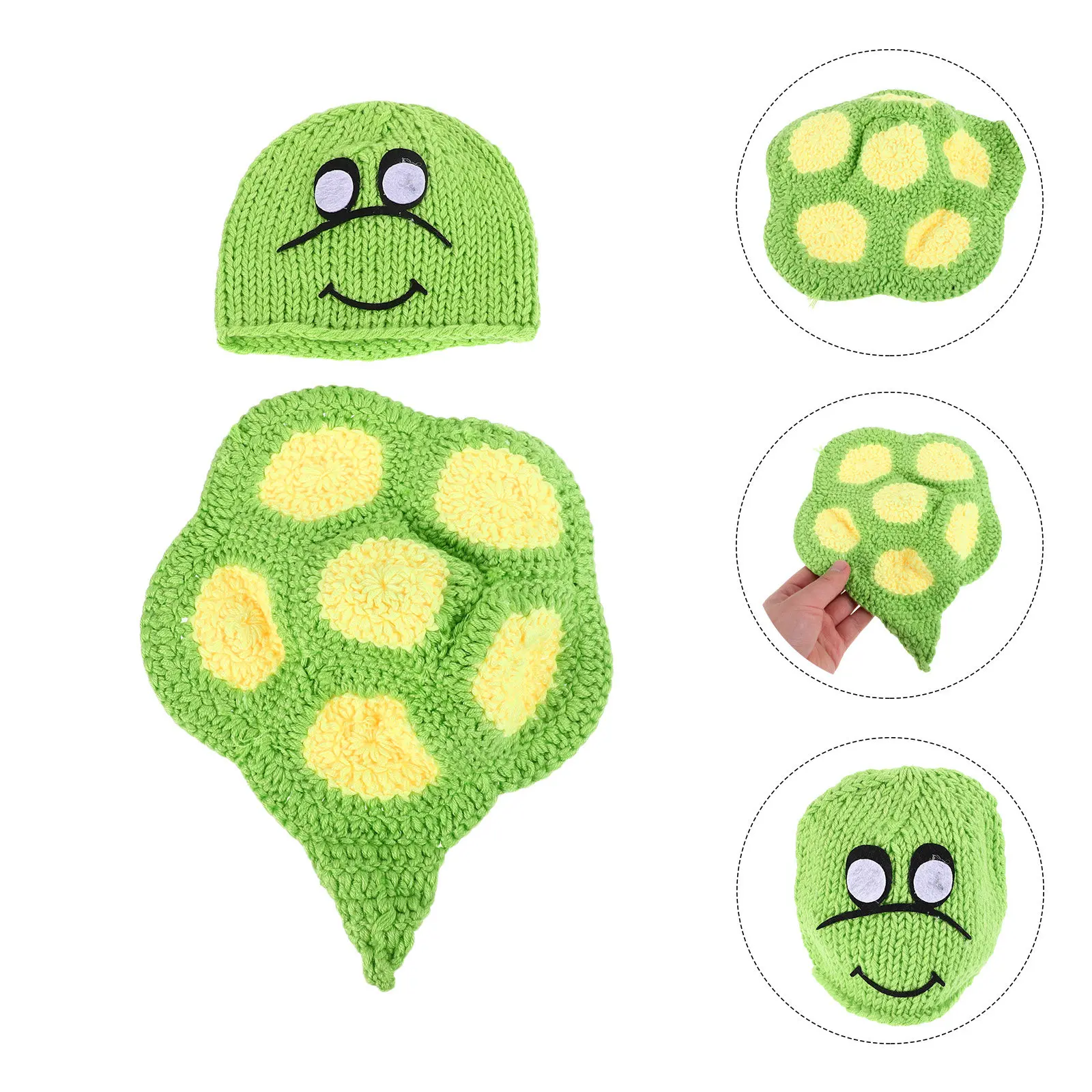 

Комплект для фотосессии новорожденных: вязаный костюм для девочек и мальчиков, реквизит для фотосъемки