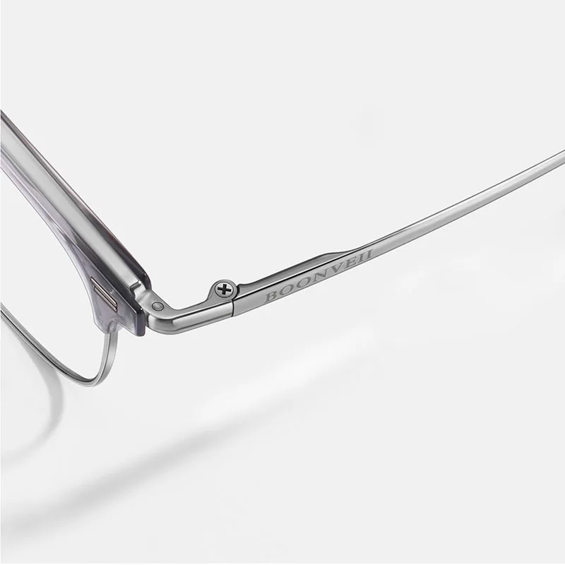 إطارات نظارات من التيتانيوم مع وسادات أنف قابلة للتعديل للرجال والنساء، نظارات مريحة مطلية بنظام IP غير قابلة للانزلاق