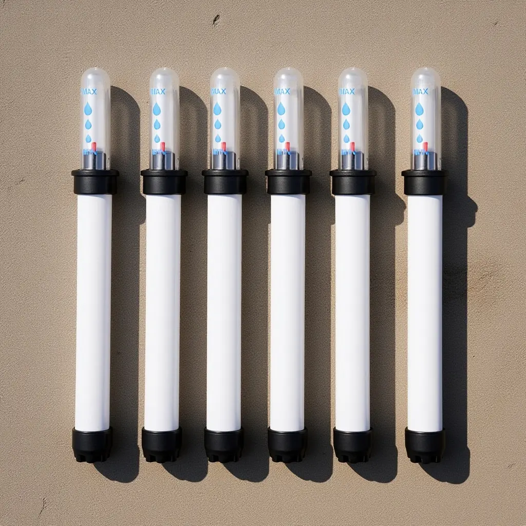 

Набор из 6 индикаторов уровня воды для растений: плавающие датчики влажности для цветочных горшков, белые, для домашнего использования