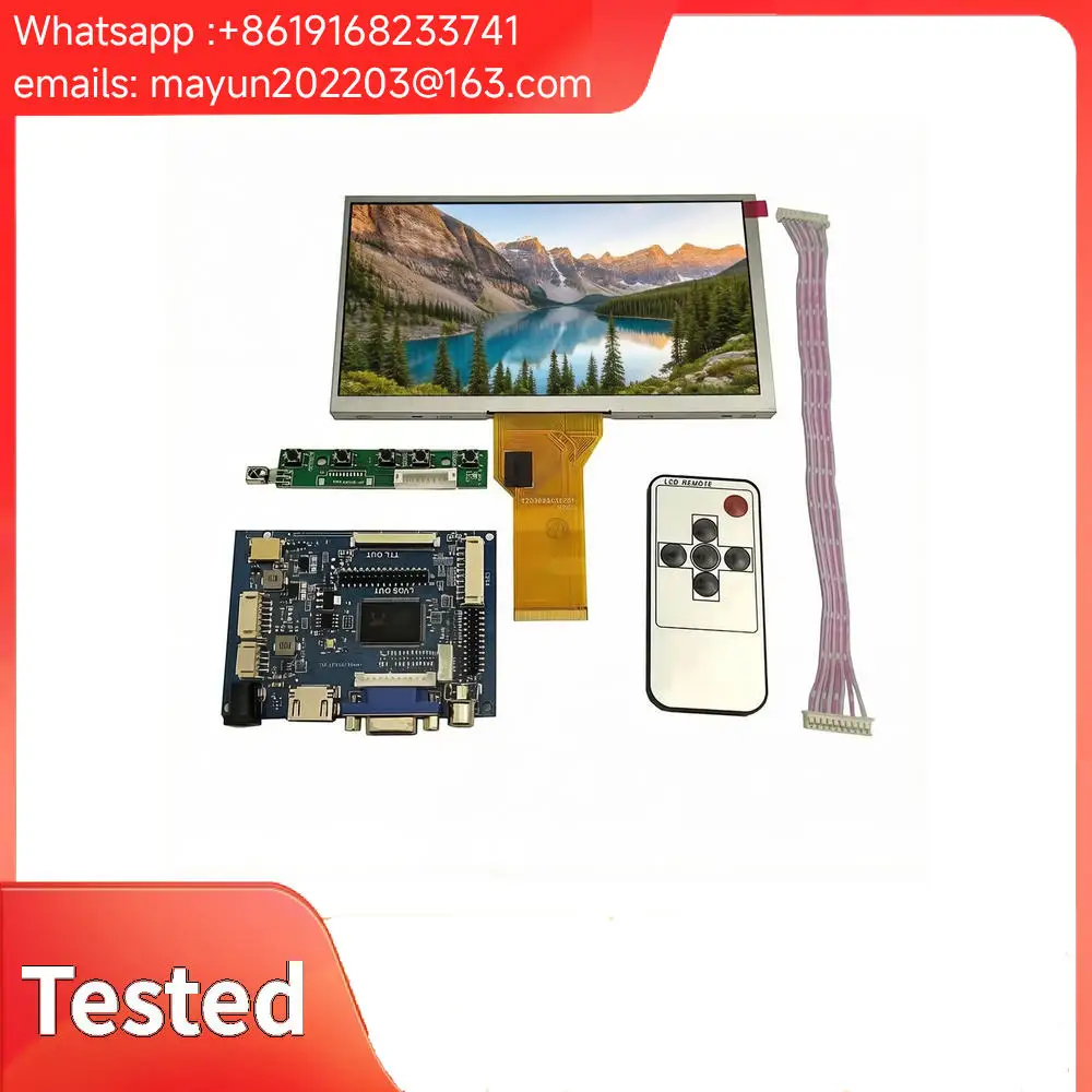 

7,0-дюймовый ЖК-дисплей AT070TN90/92/93/94 с контроллером HDMI+VGA+AV и панелью управления монитором.
