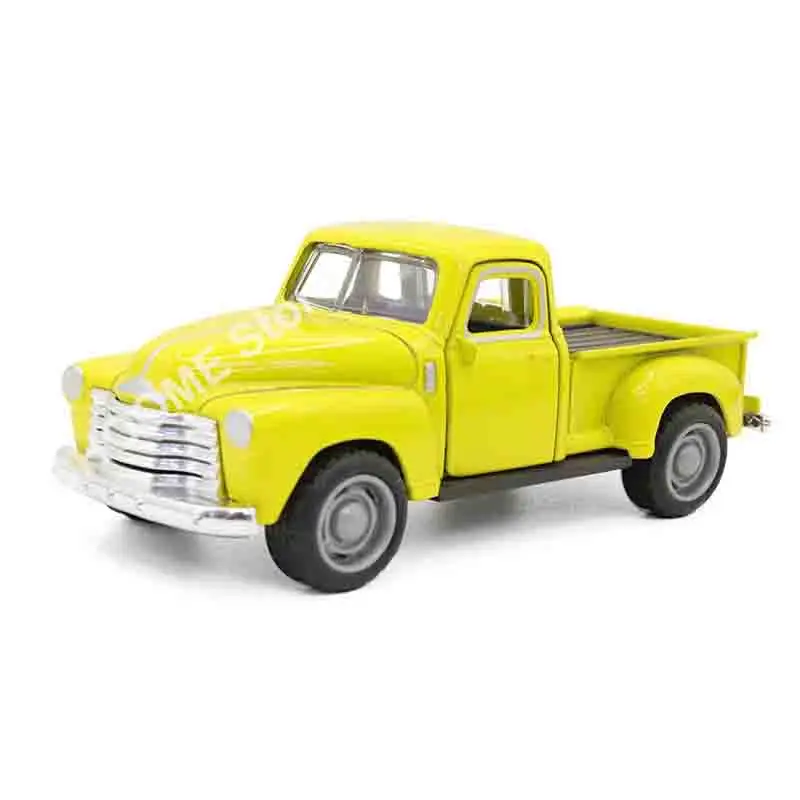 1:32スケール クラシックピックアップトラック 車モデル 合金製プルバックダイキャスト＆おもちゃ 車両 男の子向け 子供向け クリスマスコレクション おもちゃ車