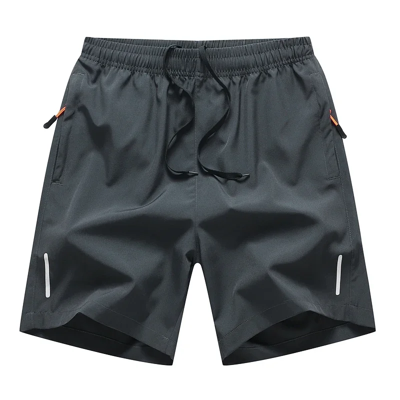 Men Shorts Super Size M-8XL 2024 Summer New Outdoor Sports Fitness Jogging Solid Color Casual Short Pants Fashion Men Clothing