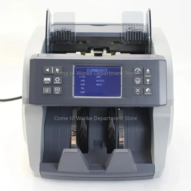 

2 CIS Multi Currency Value counter Money Detector XD-770 Intelligent Bill counter with Image Sensor