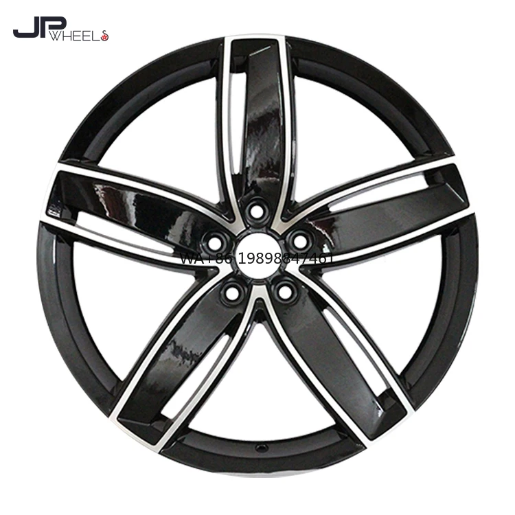 

Custom New 17/18/20 Inch 5x112 Five Spoke Aluminum Alloy Wheels with 40mm ET for AUDI A4 A6 A8 #01043