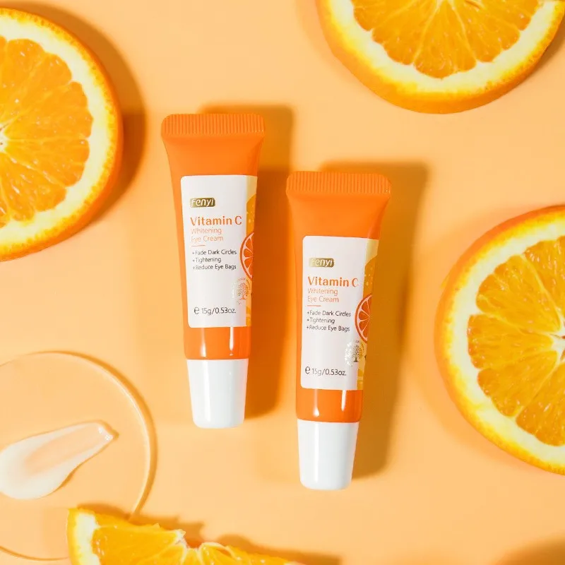 LAIKOU & FENYI vitamina C set per la cura della pelle crema per il viso detergente per il viso essenza crema per gli occhi idratante antirughe cura del viso 4 pezzi