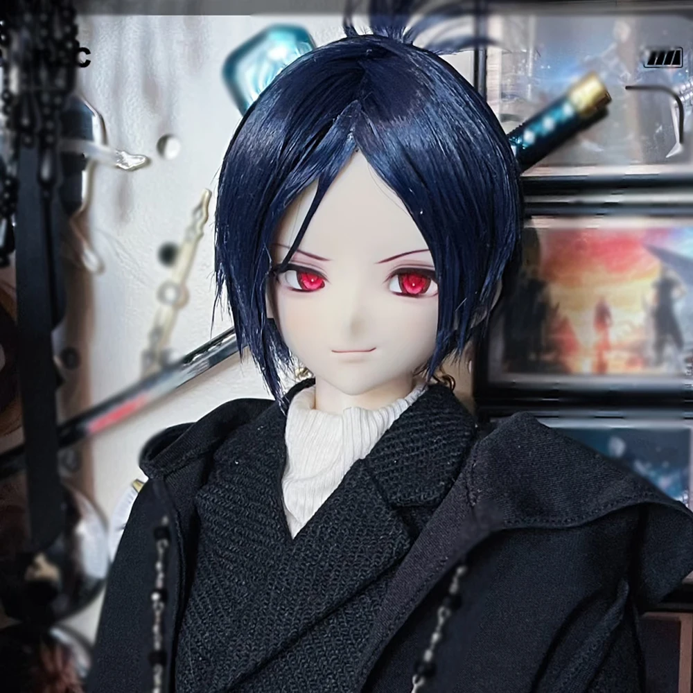 New 1/4 BJD Doll Head No Makeup Resin BJD Doll Smile Men NudeDoll Ball Jointed Dolls Without Makeup DIY BJD Toys