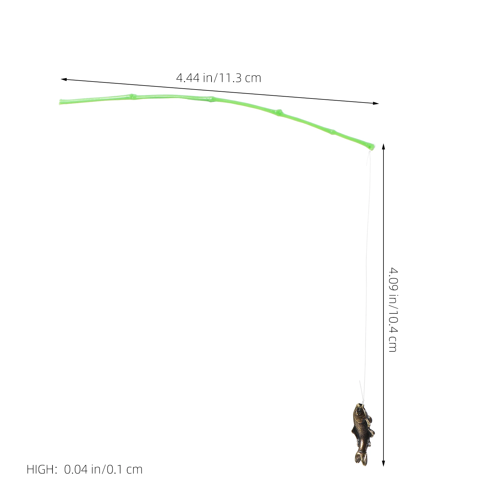 

Mini Fishing naments for Aquarium Mini Aquarium Decor Resin Material Home Accessories Tiny Stuff Miniature Things