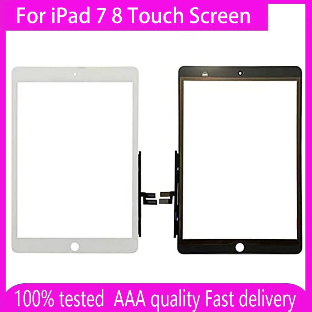

10.2" For iPad 7 2019 A2197 A2198 For iPad 8 2020 A2428 A2429 A2430 Outer Touch Screen Digitizer Front Glass Display Touch Panel
