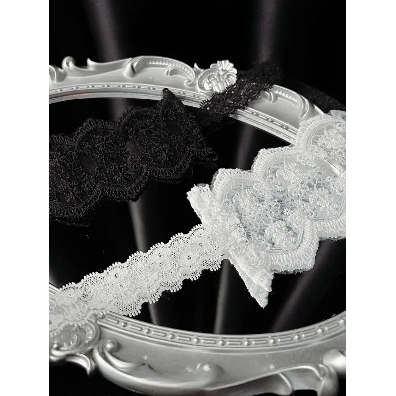 قناع عين من الدانتيل الأسود للأزواج، شريط من الساتان الرومانسي معصوب العينين، ملحق إغراء الزاهد المثير، دعامة ممتعة للرغبة النقية #1