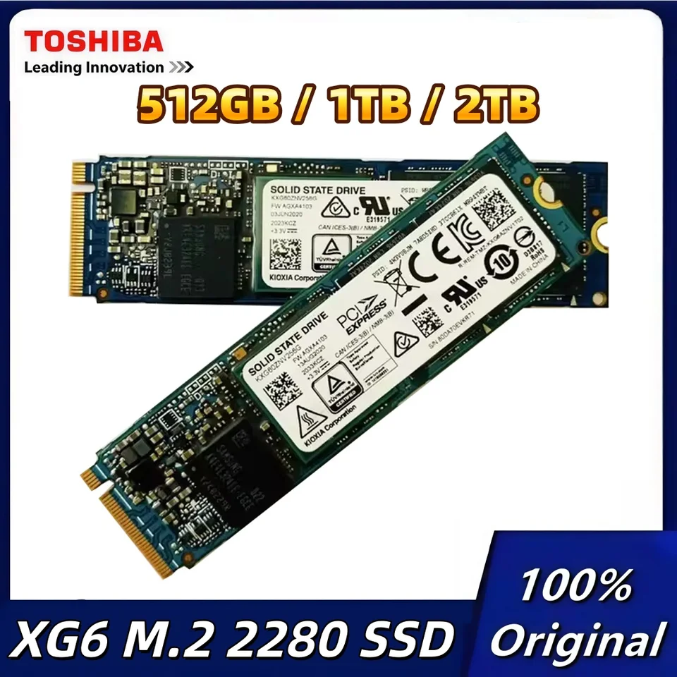 ミ*ィ様 TOSHIBA SATA M.2 2280 512GB SSD Original Toshiba XG6 2TB 1TB 512G M.2 2280 NVMe SSD PCIE3.0 Solid