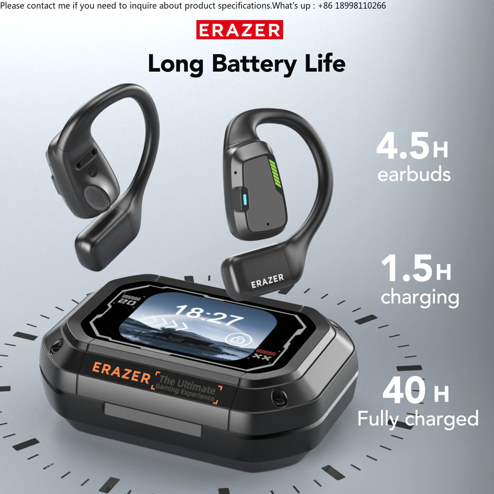 

Bluetooth-гарнитура XP6 с AI-переводом на 165 языков, длительное время автономной работы, спортивная игровая гарнитура с открытой конструкцией.