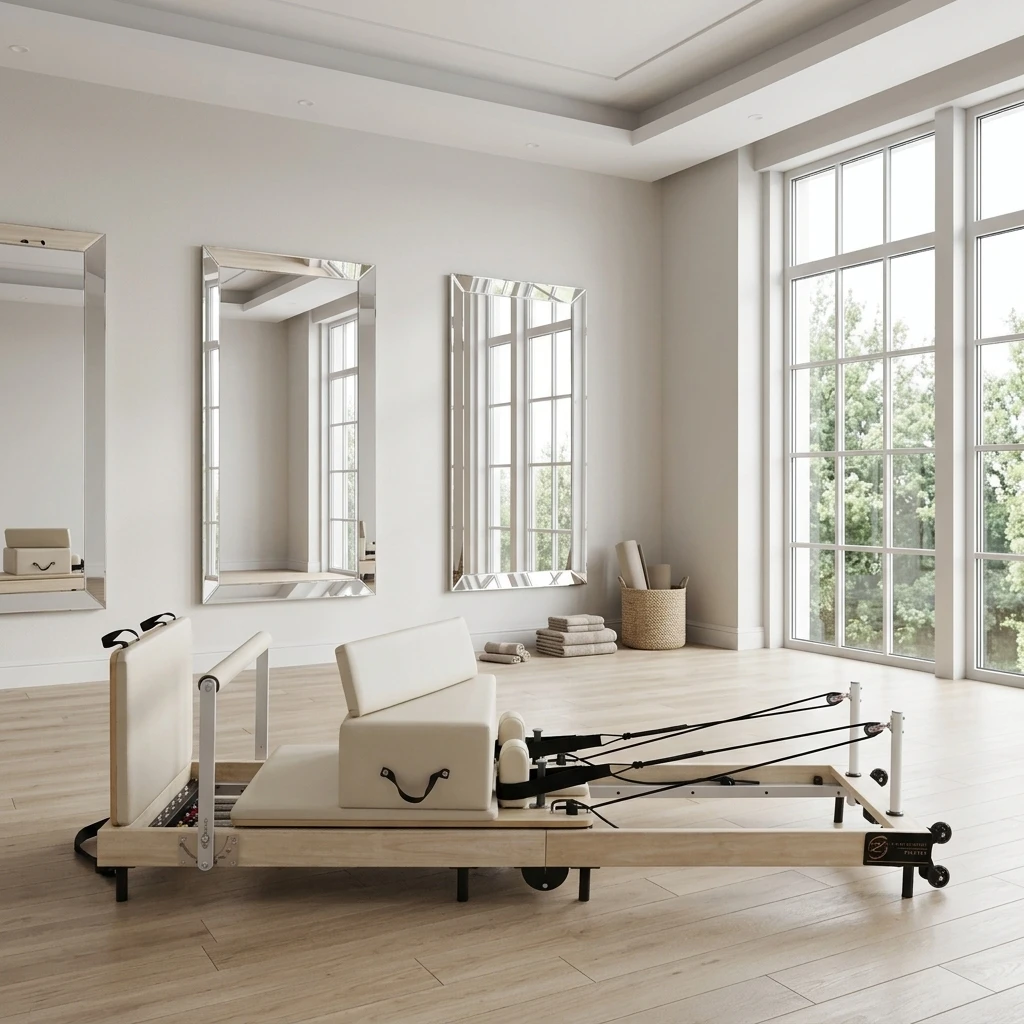 Pilates Yoga For Weight Loss - Home Fitness Pilates Reformer Machine van