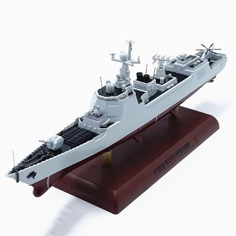 1:700 Scale China Type 052D Missile Destroyer Model Non-Adhesive Finished Model Plastic Material Collection Decoration Display