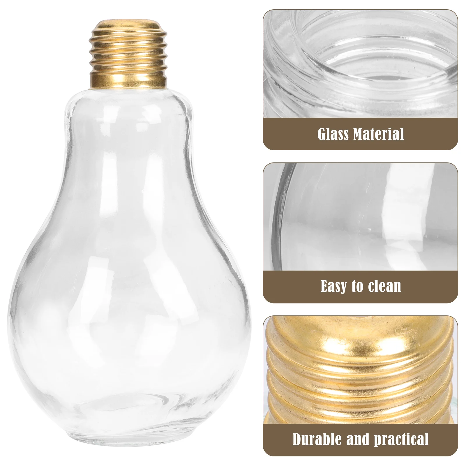 

Bulb-Shaped Glass Wine Cup Red Wine Holder Creative Cocktail Juice Cup for Party Bar Banquet Ktv Beverage Storage