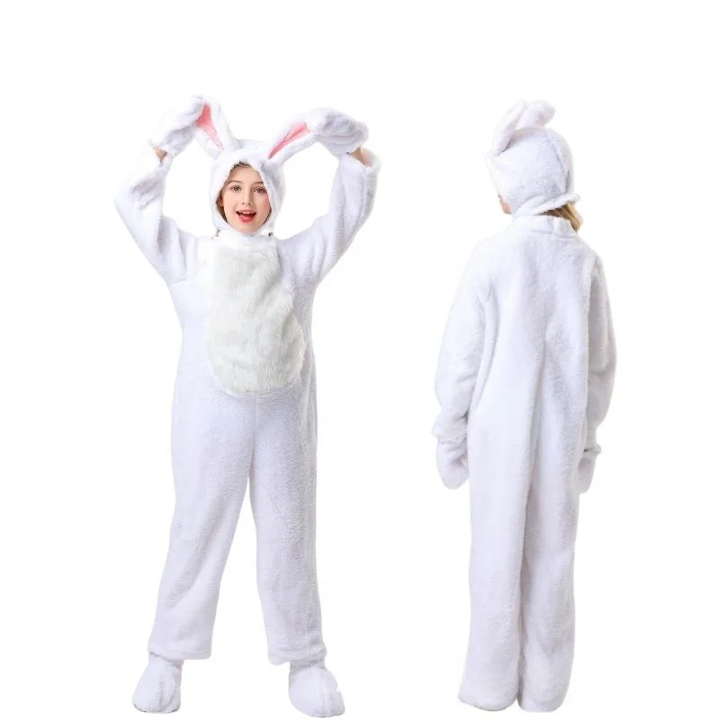 

loween Children's Performance Suit Rabbit Animal Onesie Costume Par Stage Performance Clothes Kids Role Play Cos Par
