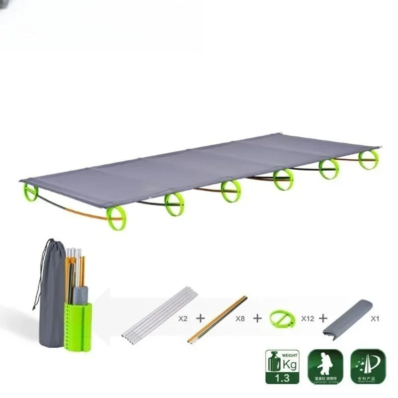 Light folding bed, office lunch break bed