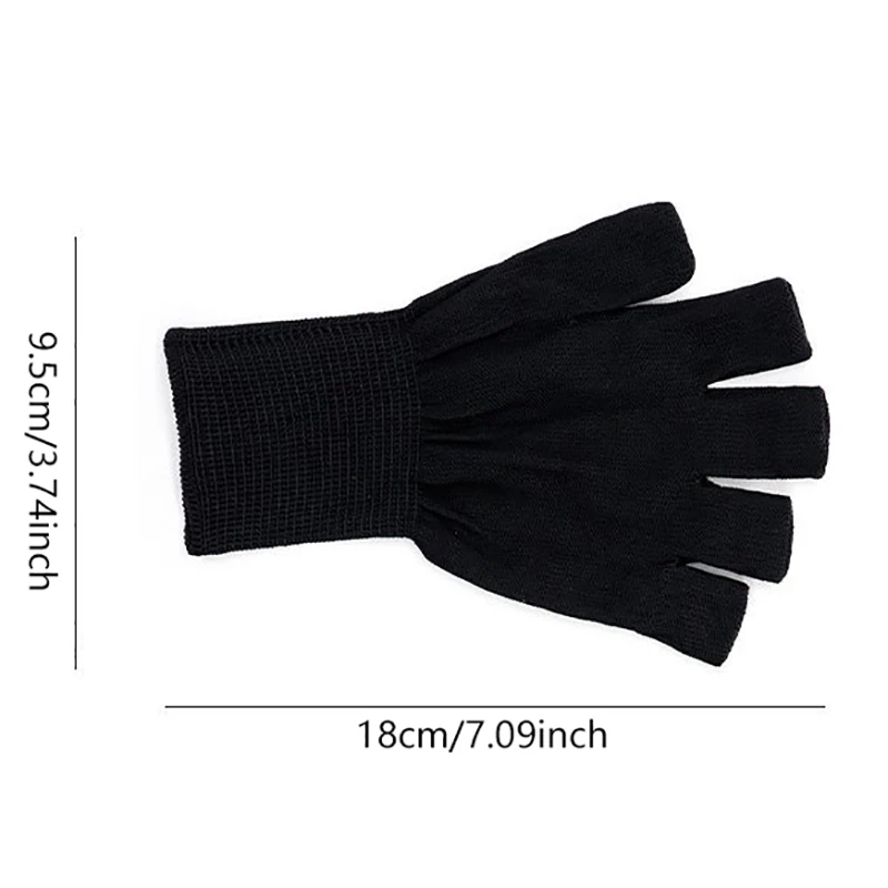 2pcs Anti Uv Rays Protect Gloves Nail Gloves Led Lamp Nail Uv Protection Radiation Proof Glove Manicure Nail Art Tools