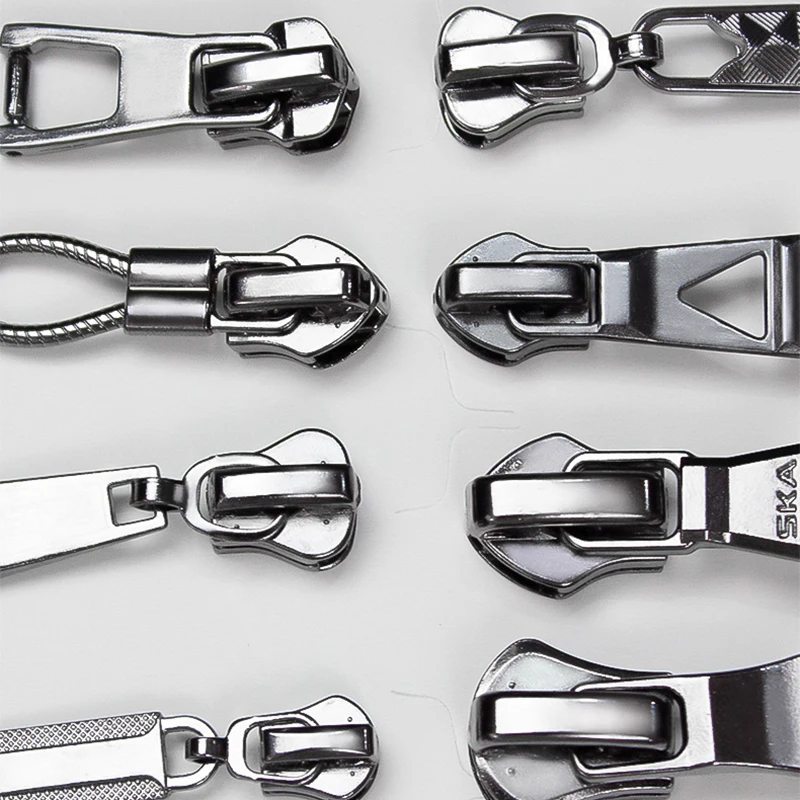 

# 3 # 5 # 8 черных бегунков для молний, премиальные головки-слайдеры для нейлоновых, металлических и полимерных молний, аксессуары для одежды, замена для рукоделия и шитья