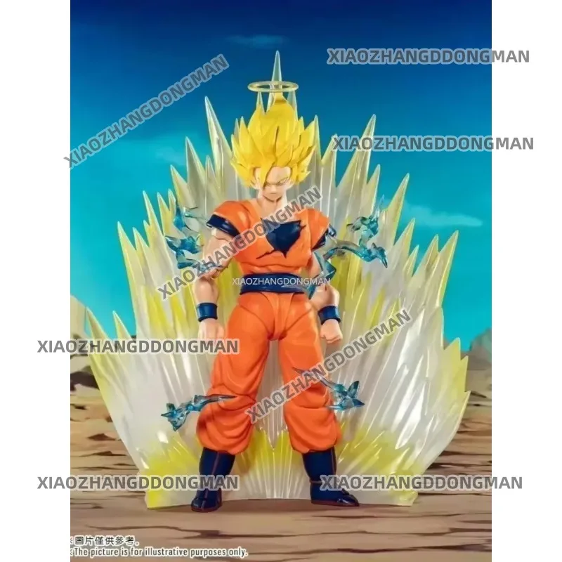 In Stock (48 Hours Shipping) New Dragon Ball Demon Fusion DF SHF SSJ2 Goku Majin Buster Super Saiyan Anime Action Figure