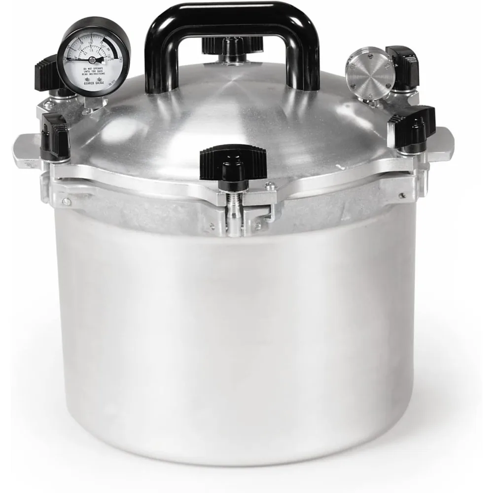 1930: 10.5qt Pressure Cooker/Canner (The 910) - Exclusive Metal-to-Metal Sealing System - Easy to Open & Close