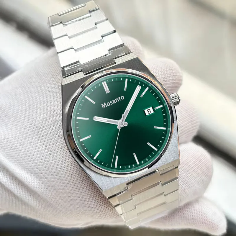 ساعة Tissotis Premium الجديدة للأعمال، حركة أصلية، ساعة كوارتز مضيئة مقاومة للماء من كريستال الياقوت #2