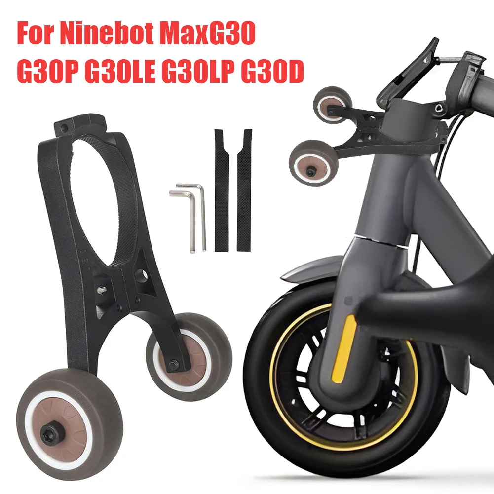 Folding Scooter Handstand For Ninebot MaxG30 G30P G30LE G30LP G30D Electric Scooter Handstand Stand Bracket Auxiliary Wheel