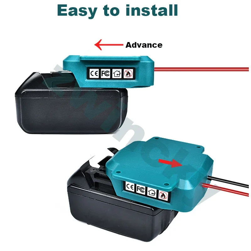 Cavi di ponticello portatili Accessori per auto per batteria agli ioni di litio Makita 18V BL1860 con cavo booster adattatore per avviamento con