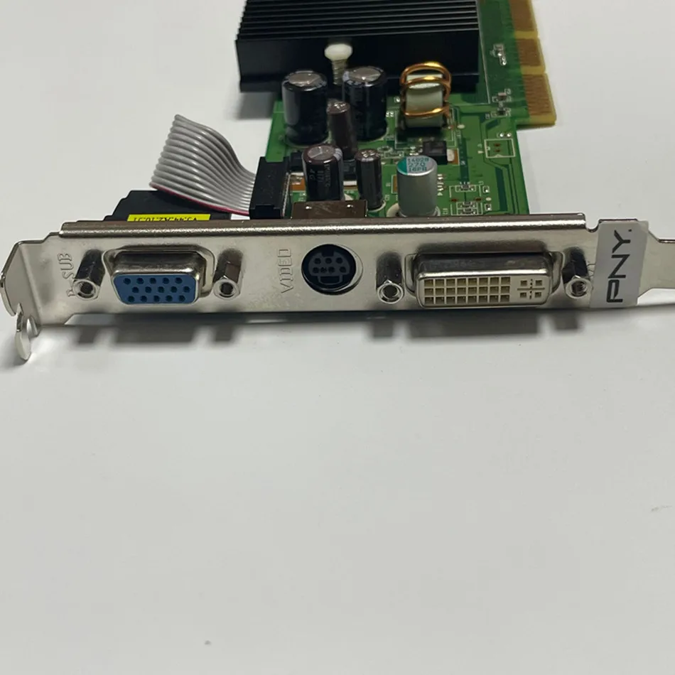 بطاقة رسومات الفيديو NVIDIA GeForce fx 6200 256M AGP، بطاقة GF6200 256MB DDR2 AGP 8X عالية الجودة، جديدة