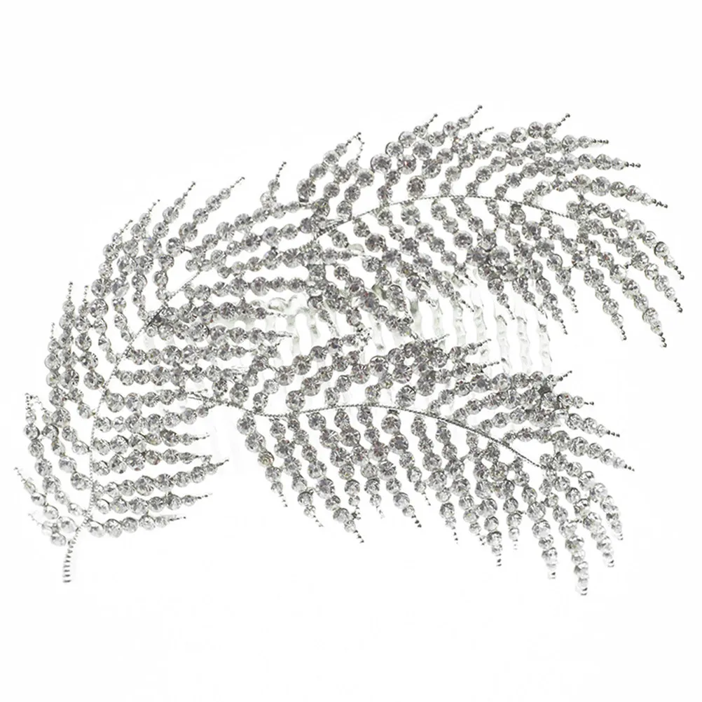 

Роскошная расческа для волос с кристаллами и стразами, стильная свадебная боковая заколка, легкая и удобная, для свадьбы, выпускного вечера и торжественных мероприятий