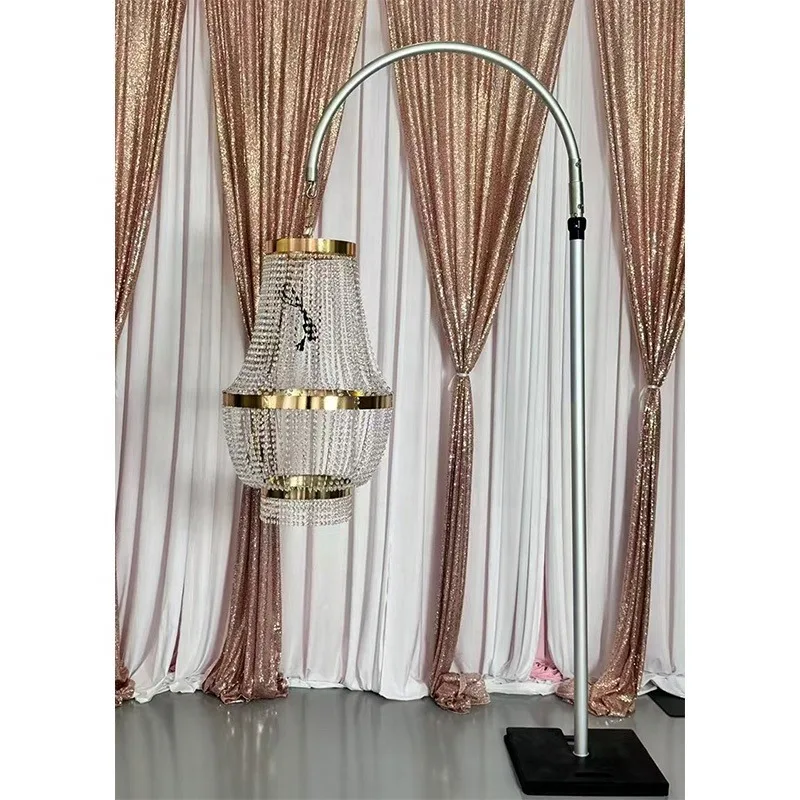 10Ft High X 3ft Cross Light Suspension Bracket Background Bracket Wedding Dining Table Bar Adjustable Duct