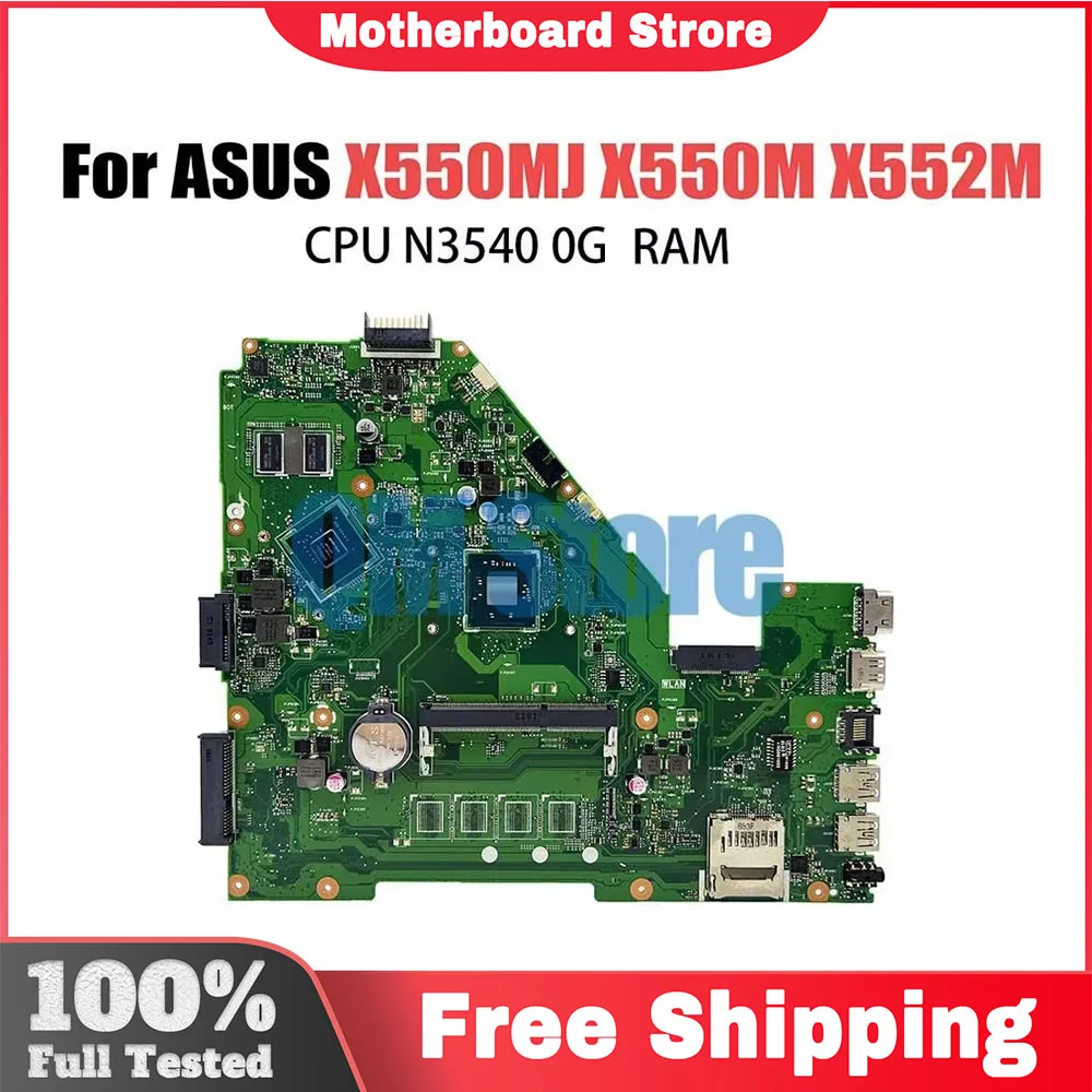 X550MD with N2840 N3540 CPU GT920M RAM-0GB Mainboard For ASUS X550MJ X552M X550M Y582M DX992M Laptop Motherboard