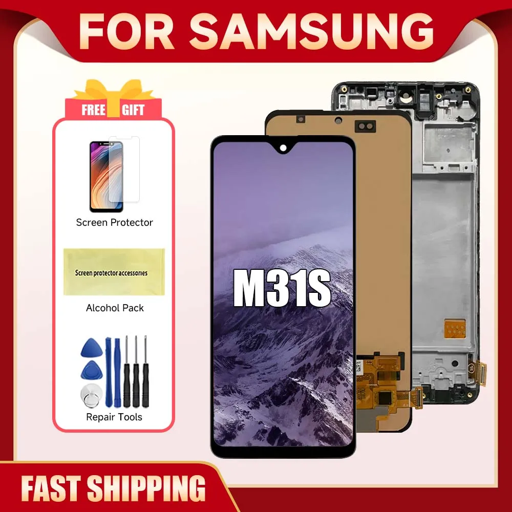 M31S For Samsung 6.5''For AMOLED M317 M317F M317F/DS LCD Display Touch Screen Digitizer Assembly Replacement