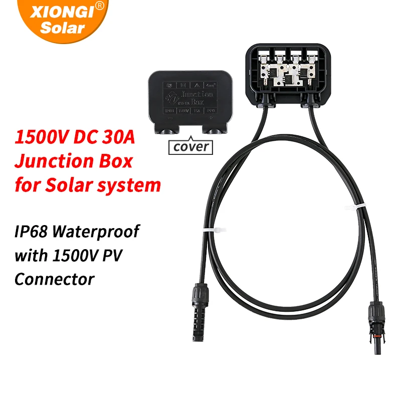 

wholesale Diode Prevent countercurrent Solar panel Junction box kit solar Photovoltaic panel Connector with Stecker and Cable