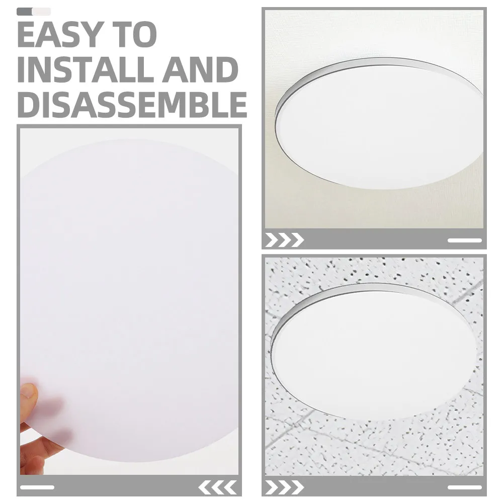 

Акриловый плафон для потолочного светильника: современный, простой дизайн для спальни, гостиной, офиса, кухни, прихожей. Сменный рассеиватель света.