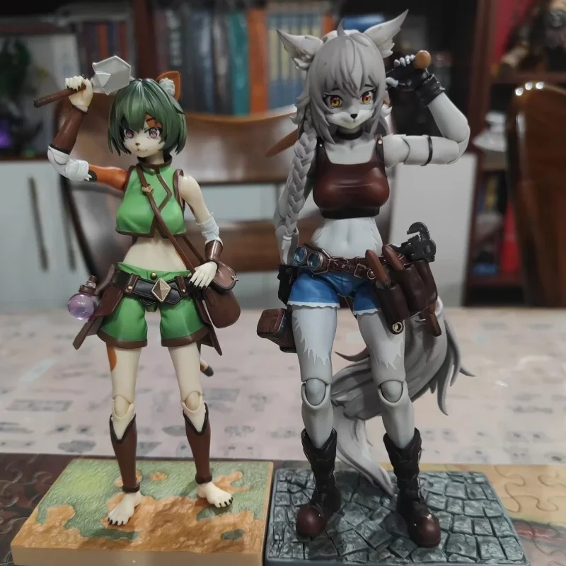 

Коллекционная фигурка Ladotoys Cat Tonia Tigris Era-002: Модель-статуэтка Kt, Аниме-персонаж, Девочка-кошка Калико, Игрушка из серии «Мистическая страна», Подарки