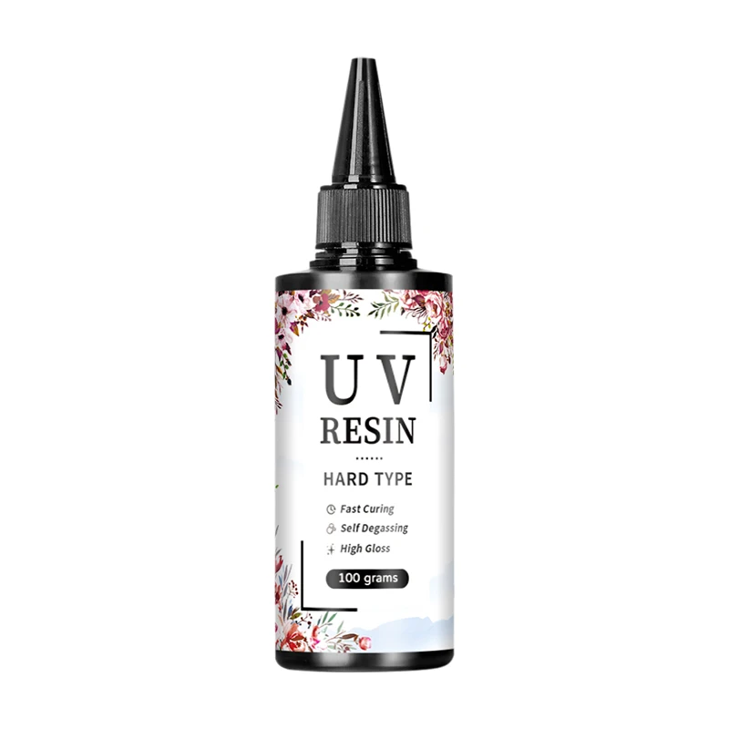 Uv resin 20g/50g/100g/250g/1000g Crystal Resin UV Glue DIY Jewelry Making High Hardness Fast Drying Harder Epoxy Glue UV Lamp image 6