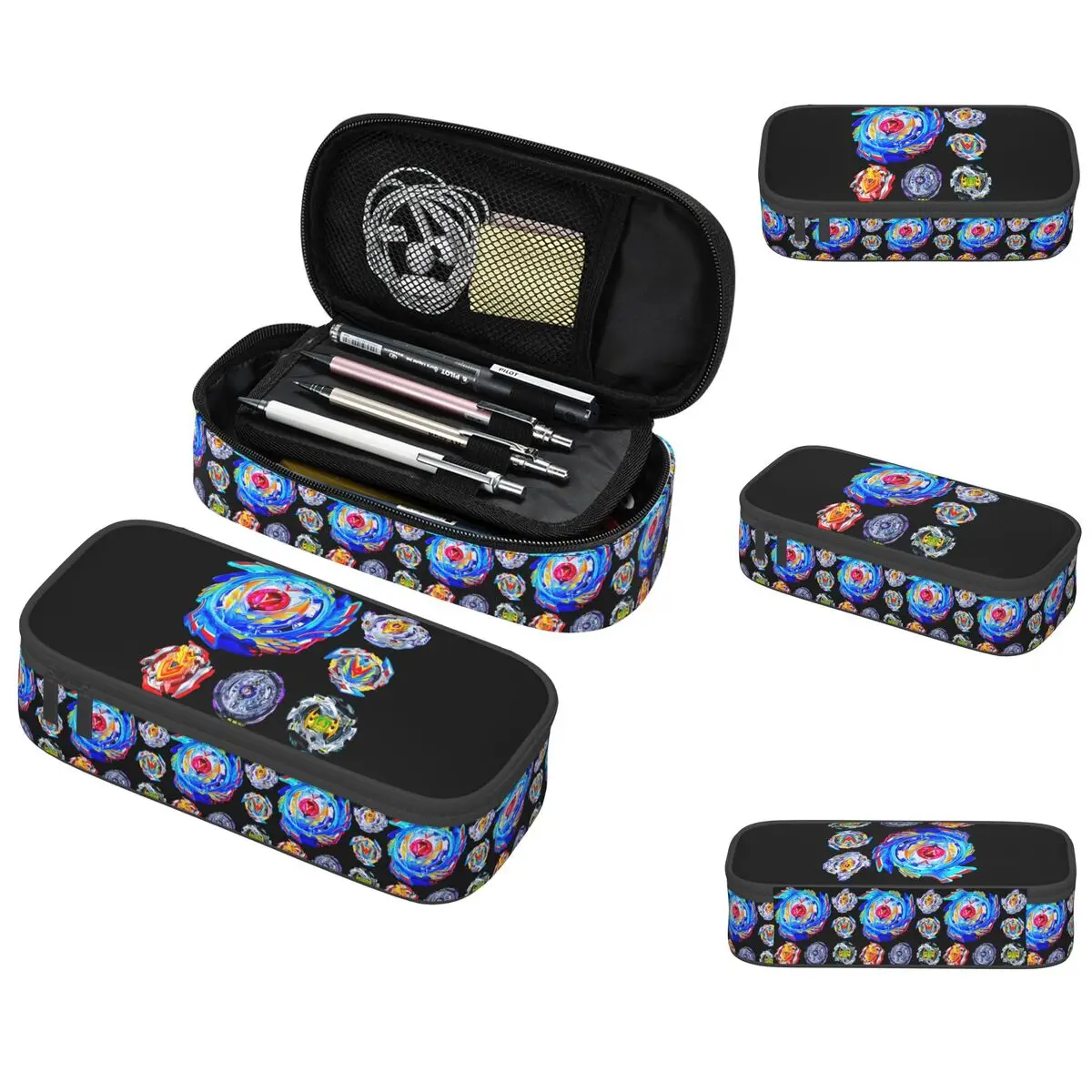 Estuche de lápices Beyblade para regalos de niño y niña, estuche para lápices, suministros de papelería, bolsa porta bolígrafos