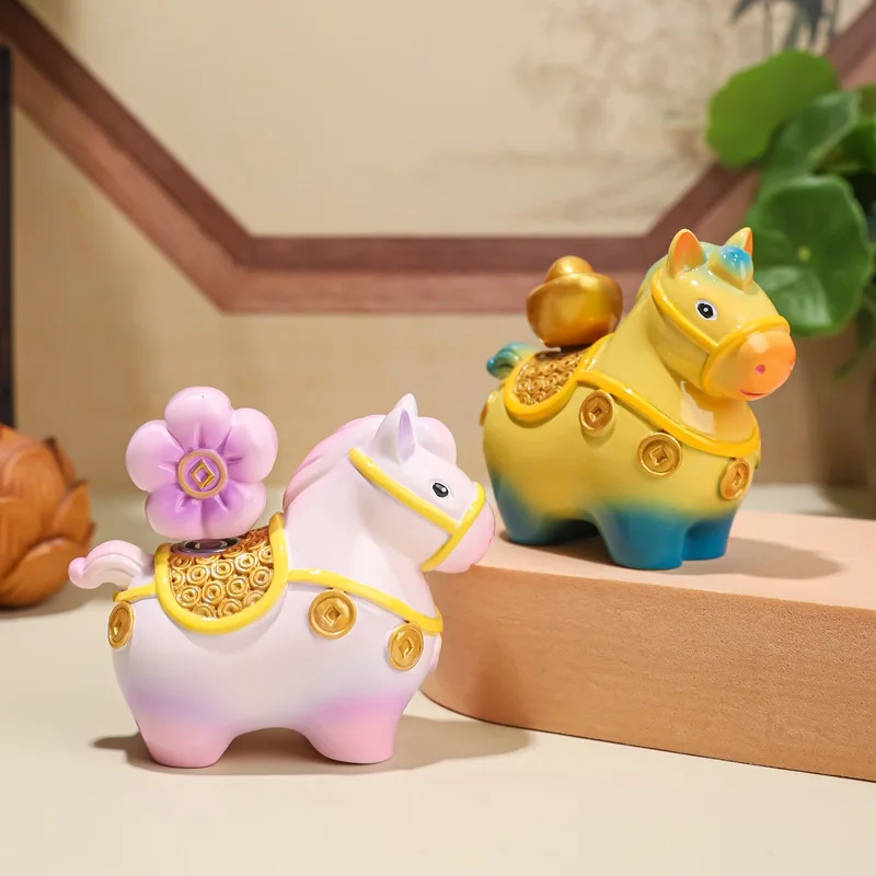 Little Horse Fu Fu Spinning Fun Fun Decorative Item Desktop Creative Decorative Item Student Gift Zodiac Decorative Item Temple