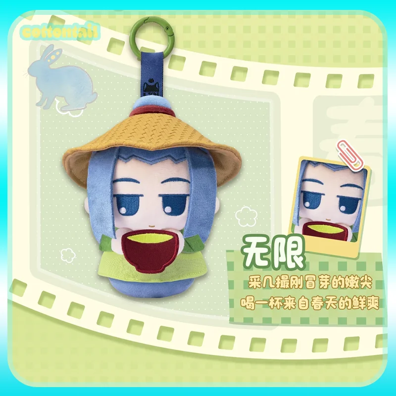

Оригинальный брелок-подвеска Fansz The Legend Of Hei 2 Time Diary Series Dumpling Blind Box, аниме-аксессуар, плюшевый брелок, подарок для детей