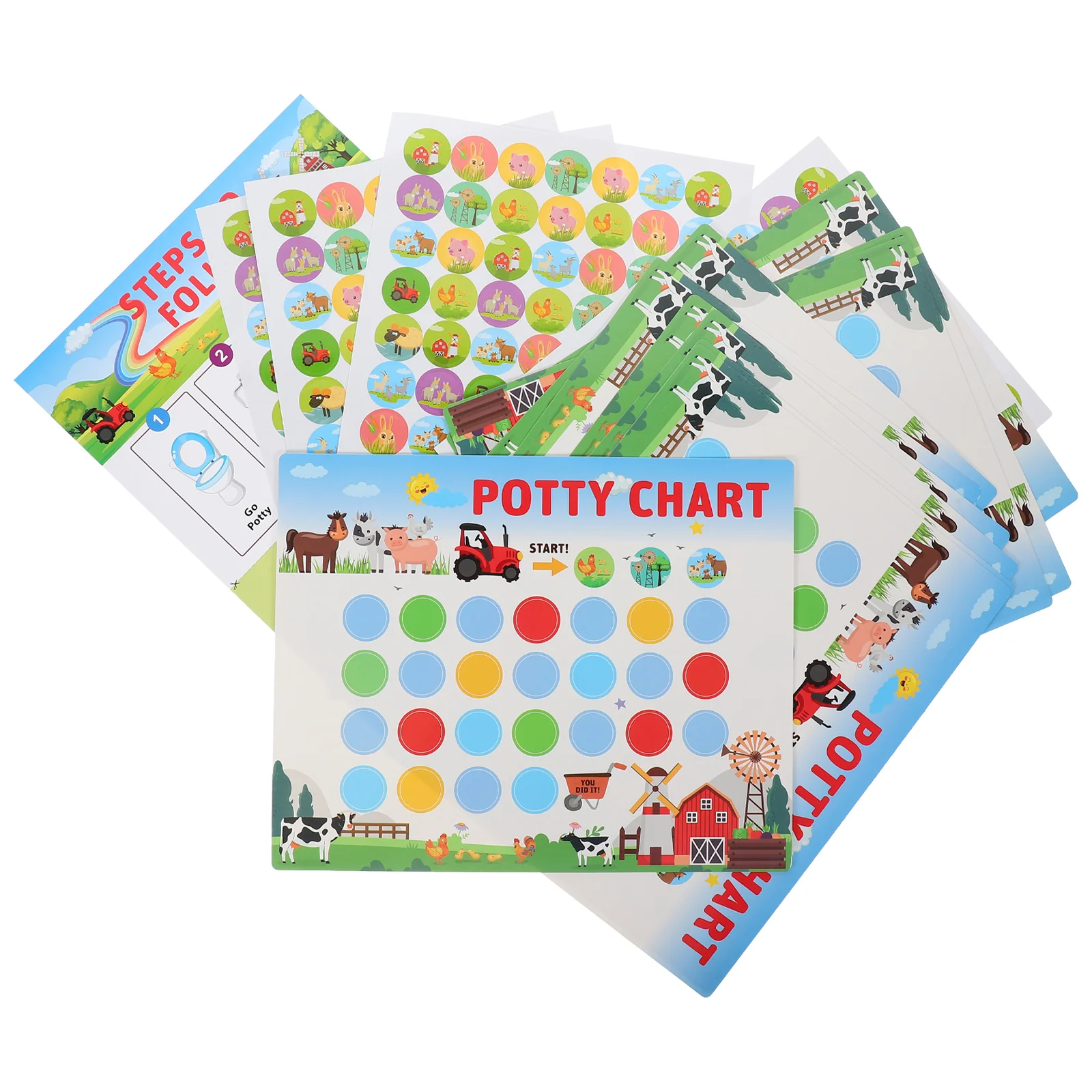 

1 Set Kids Potty Training Charts Potty Training Reward Chart Potty Training Stickers potty training stickers chart