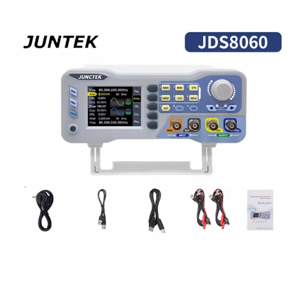 JDS8060/JDS8080 Programmable CNC Dual Channel DDS Function Signal Source Generator Sweeper Frequency Counter